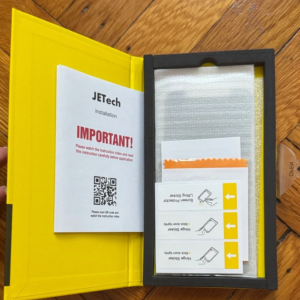 JETech Yellow Tempered Glass Screen Protector for iPhone 11/XR
